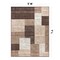 World Rug Gallery Contemporary Distressed Boxes Soft Area Rug 5' x 7' Brown 3005BROWN5X7 - alternate 3